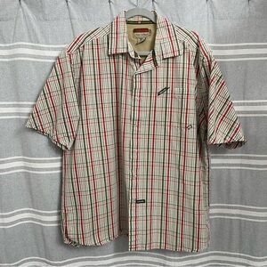 ecko ultd / Men's Plaid Short Sleeve Button Down Shirt Size XL